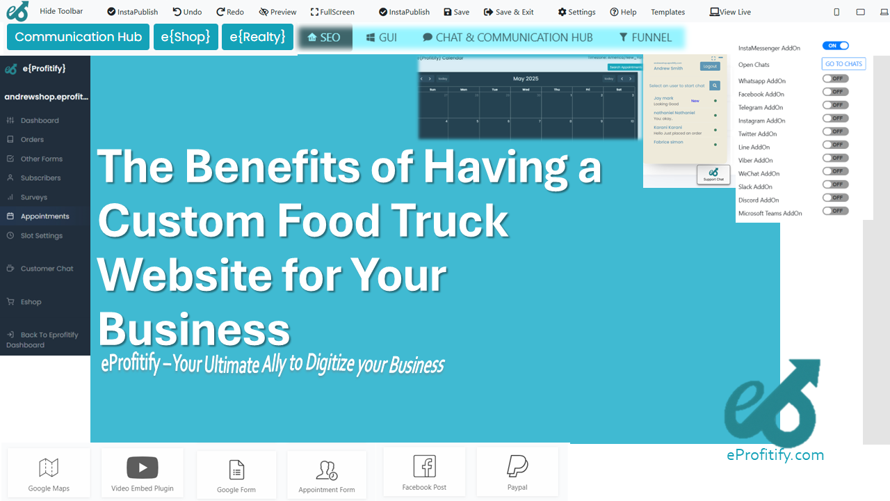 The Benefits of Having a Custom Food Truck Website for Your Business